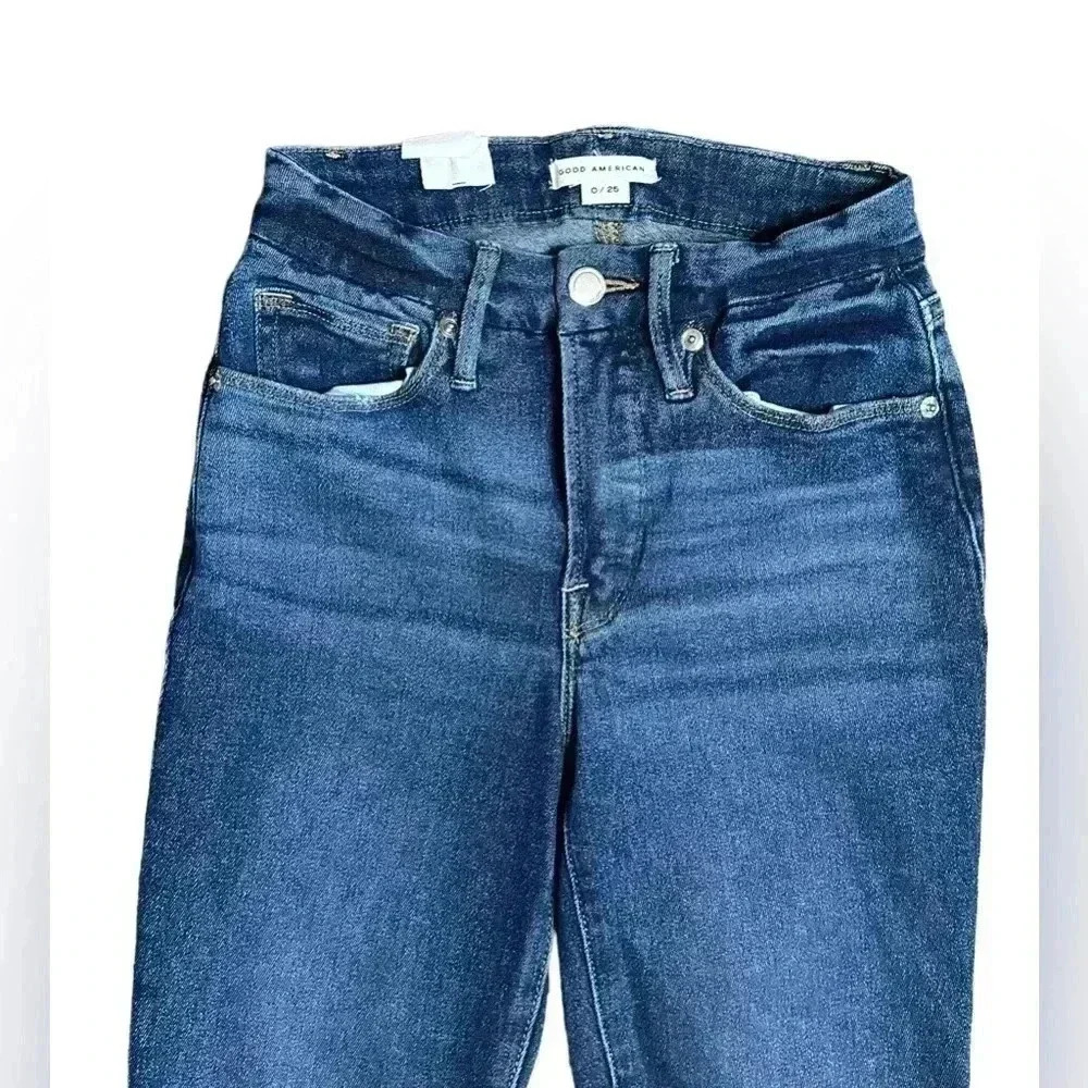 NWT Good American Good Legs High Rise Skinny 0/25 - Picture 2 of 7